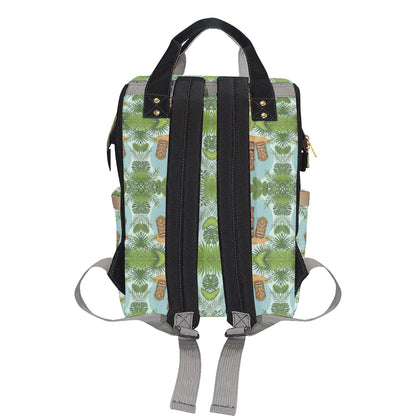 Tiki Wood Island Diaper Bag Backpack