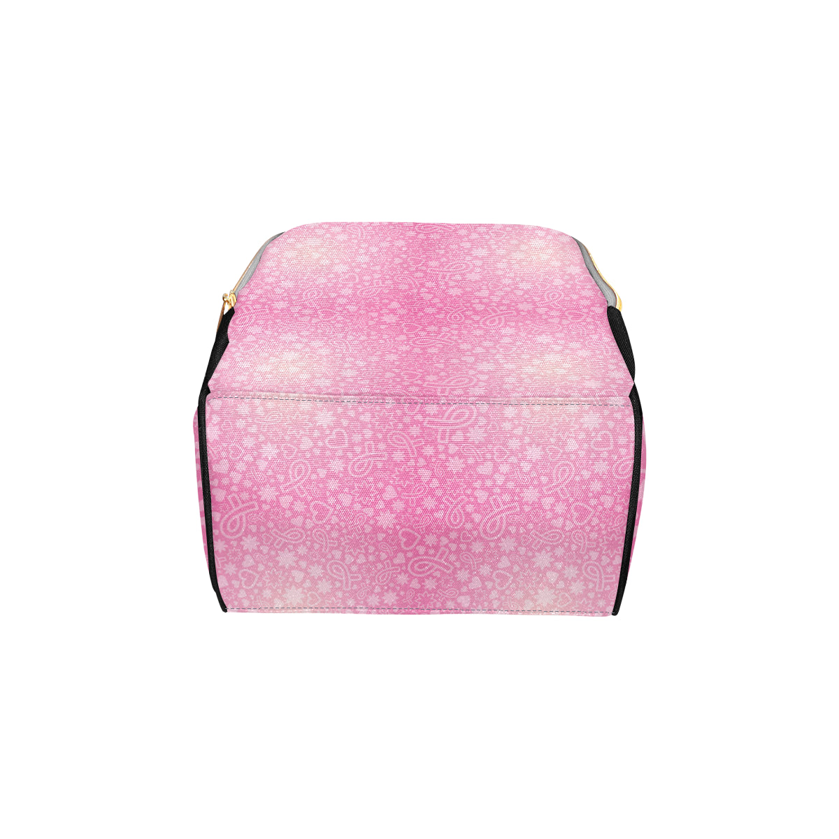 Breast cancer Pattern Print Design 02 Diaper Bag Backpack