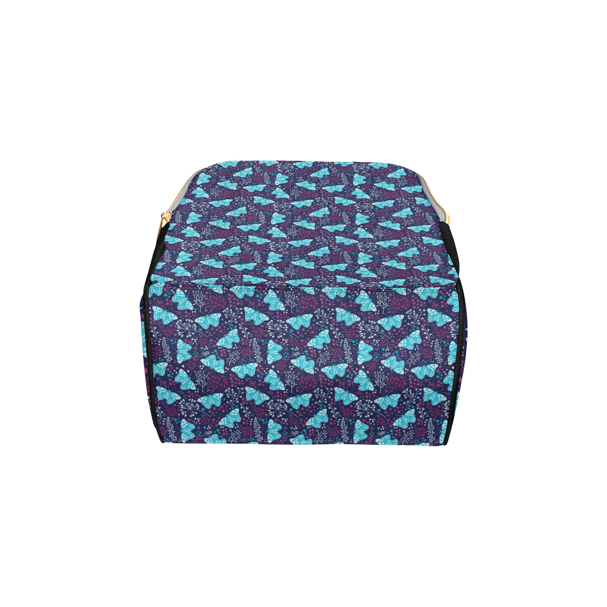 Butterfly Pattern Print Design 011 Diaper Bag Backpack