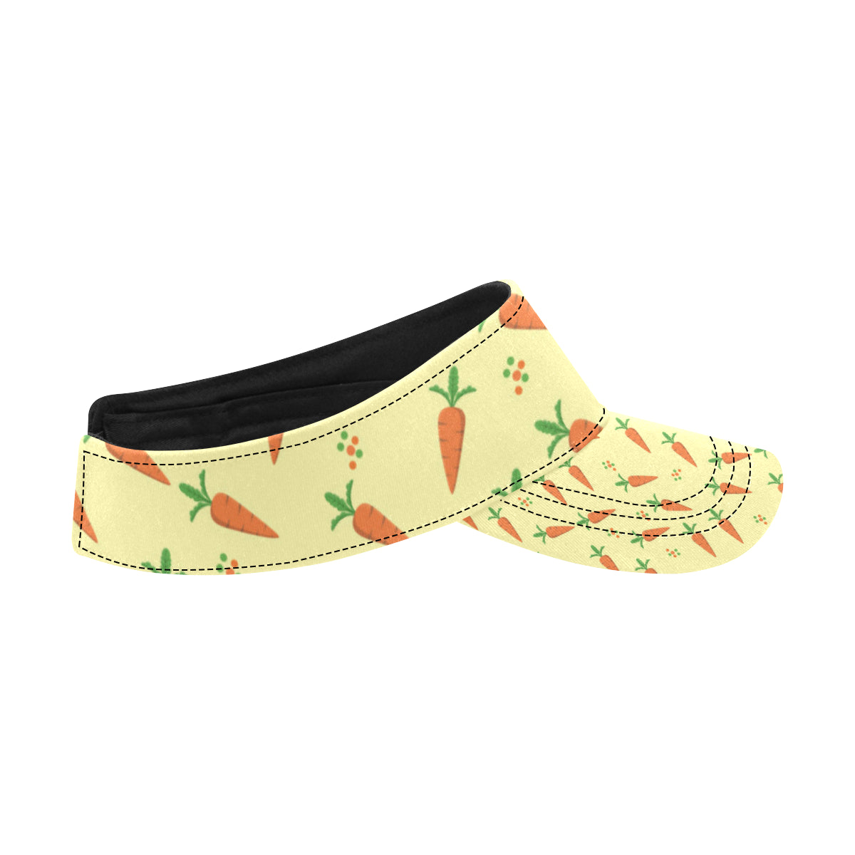 Carrot Pattern Print Design 04 Unisex Sun Visor