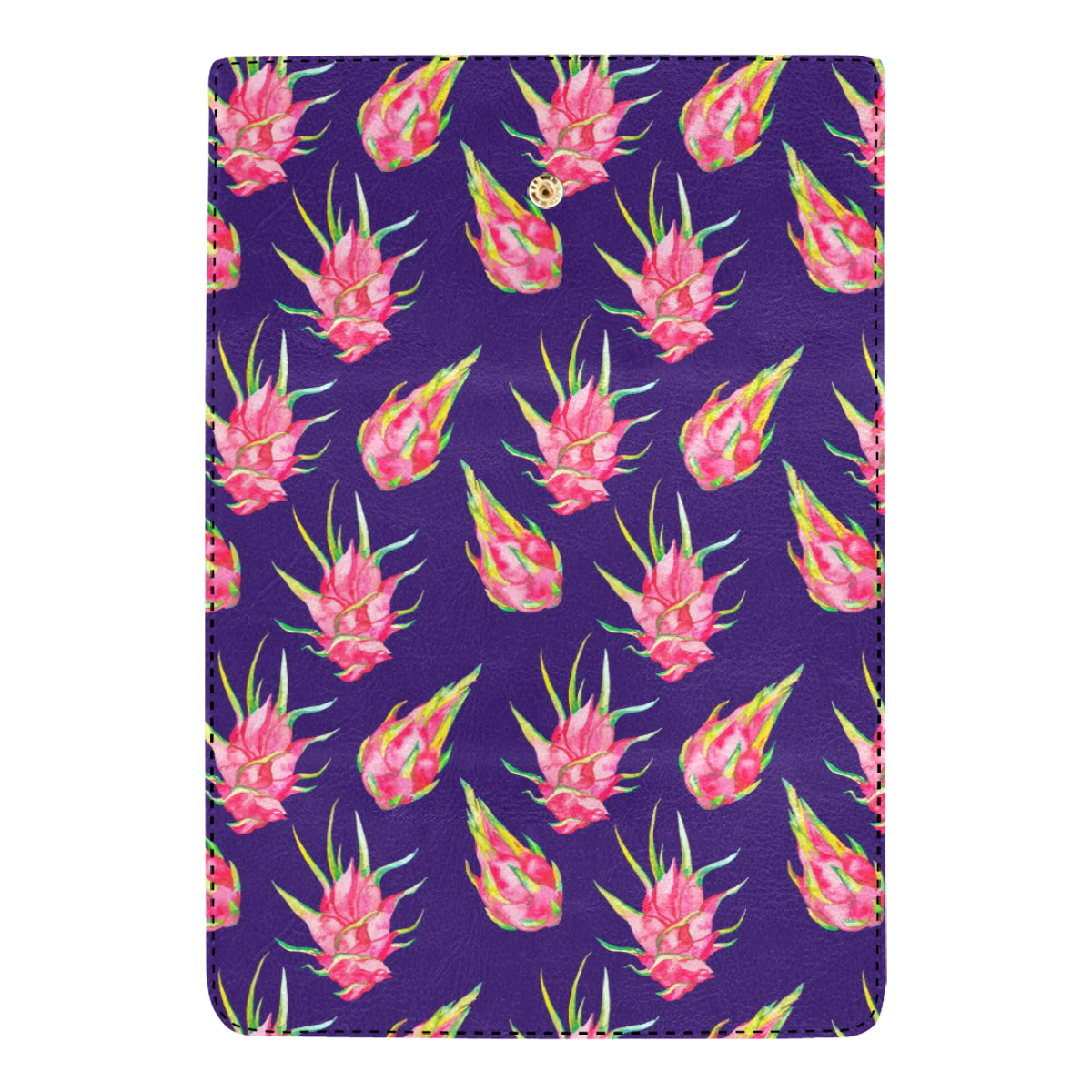 Dragonfruit Pattern Print Design DF02 Women's Trifold Wallet