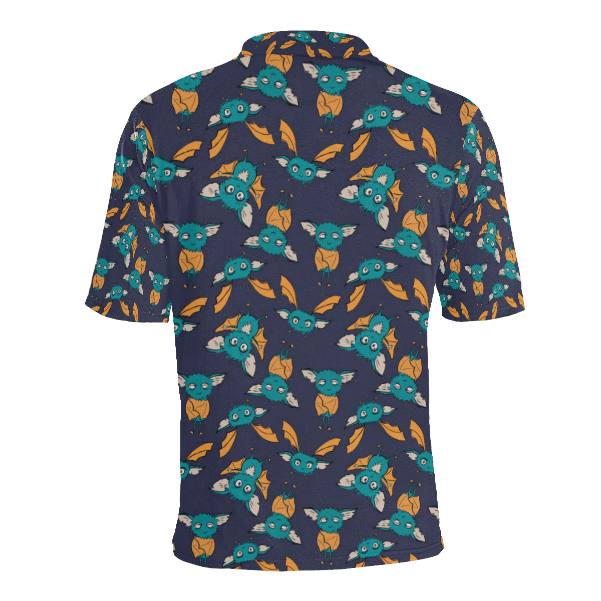 Bat Pattern Print Design 07 Men Polo Shirt