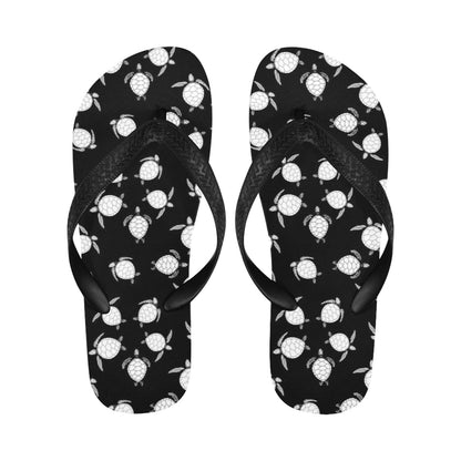 Sea Turtle Print Design LKS303 Flip Flops