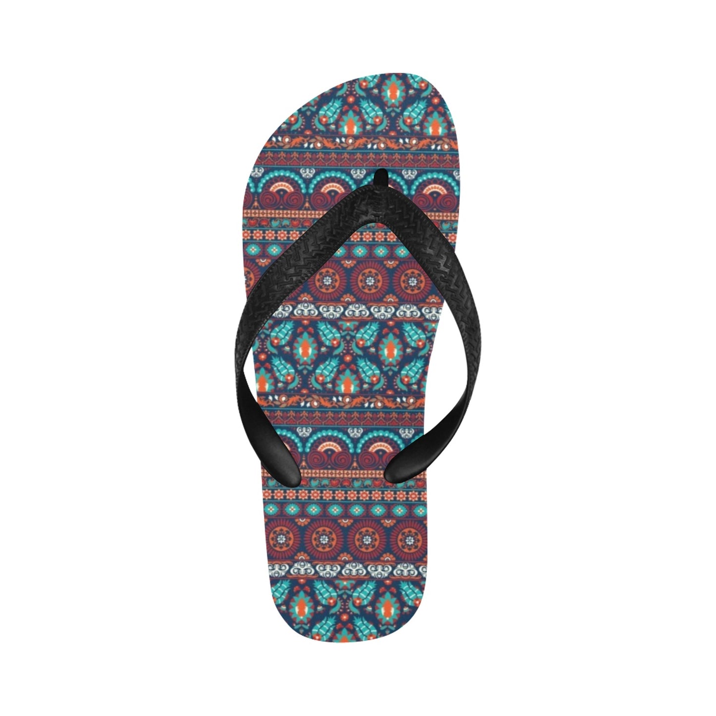 Suzani Print Design LKS302 Flip Flops