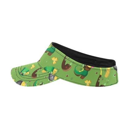 Shamrock Saint Patrick's Day Print Design LKS306 Unisex Sun Visor