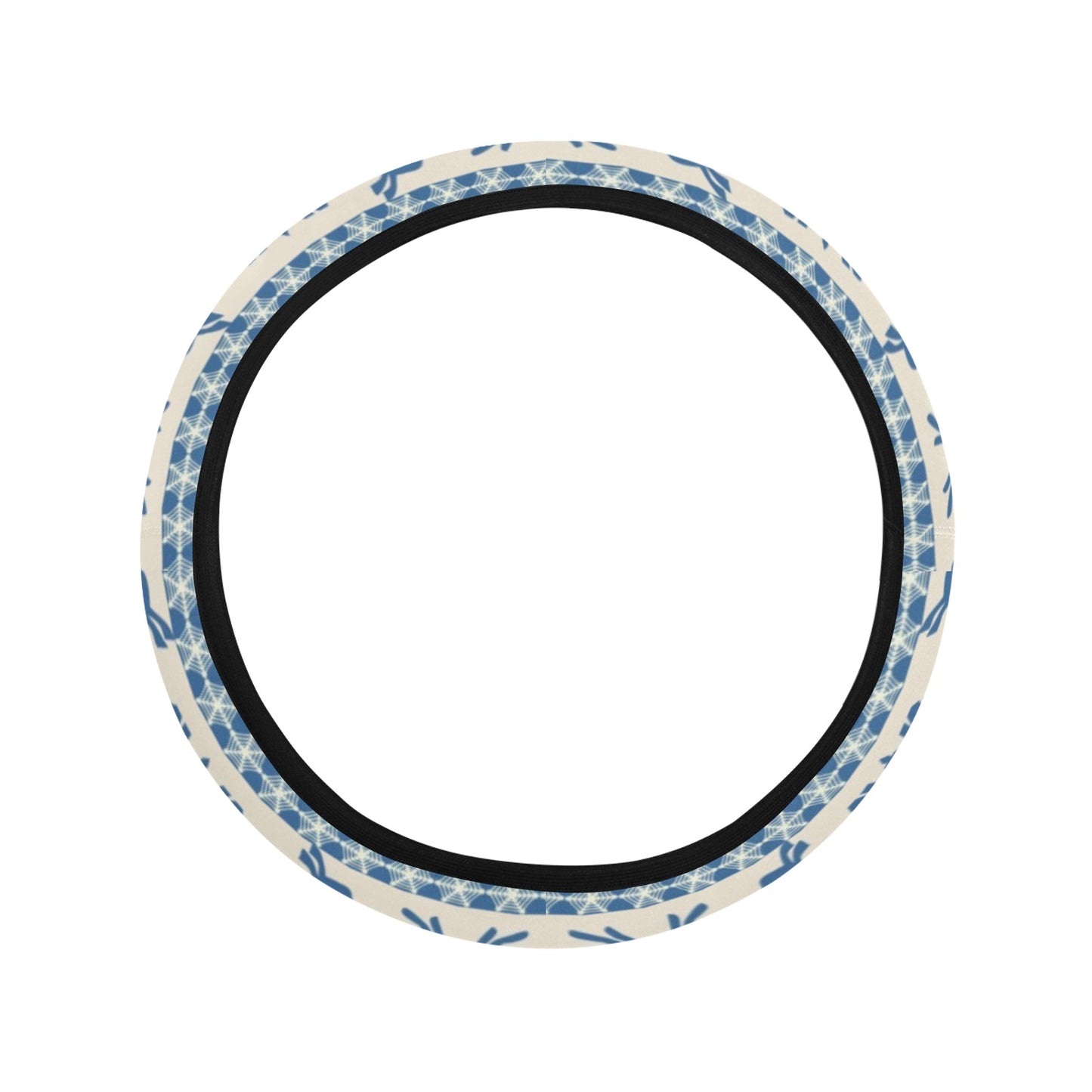 Reindeer Print Design LKS401 Steering Wheel Cover with Elastic Edge