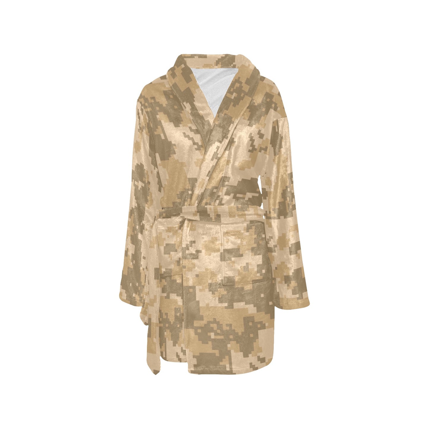 ACU Digital Desert Camouflage Women's Fleece Robe