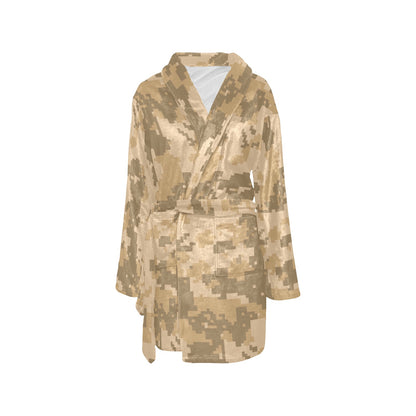ACU Digital Desert Camouflage Women's Fleece Robe