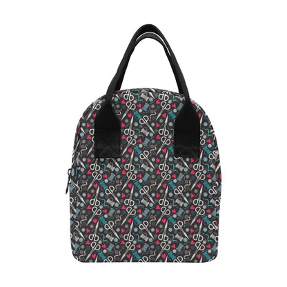 Sewing Equipment Print Design LKS305 Insulated Lunch Bag