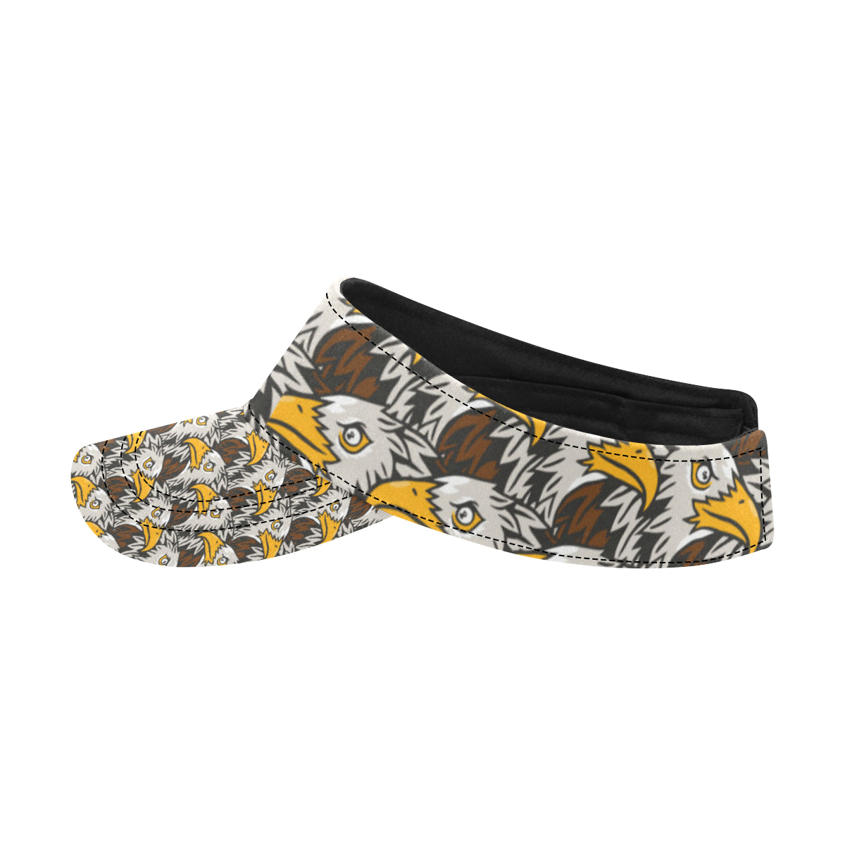 Eagles Head Pattern Unisex Sun Visor