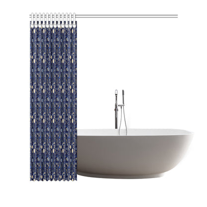ZodiacThemed Design Print Shower Curtain