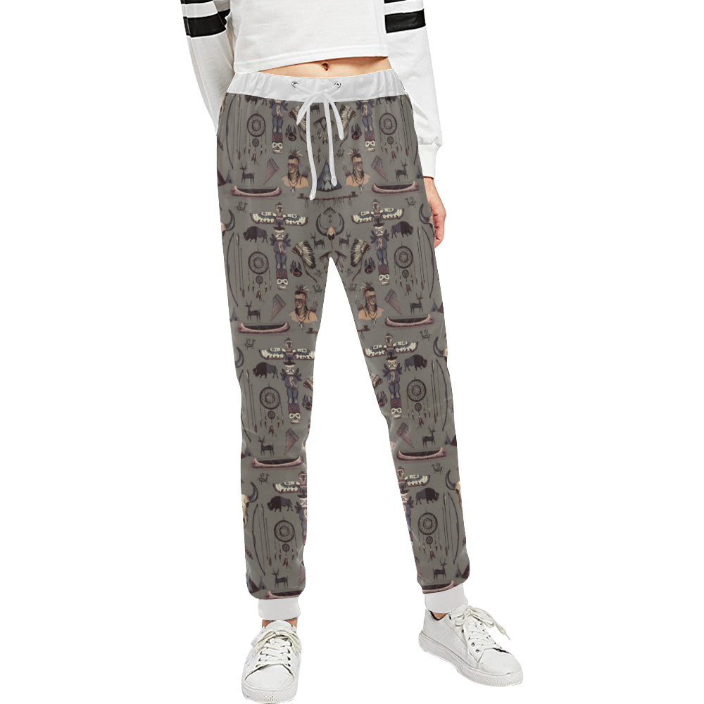 Native Indian life Design Print Unisex Sweatpants