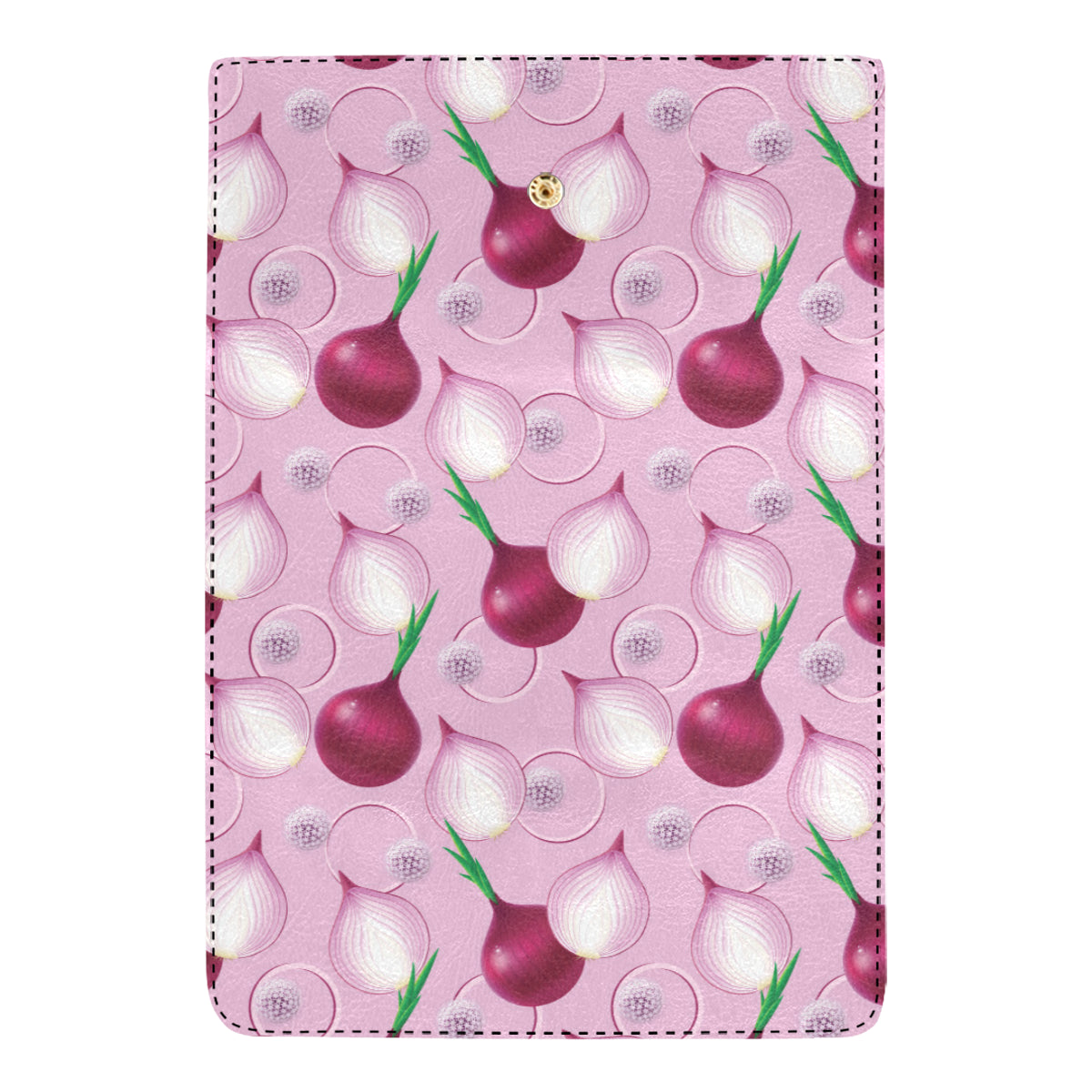 Onion Pattern Print Design A01 Women's Trifold Wallet