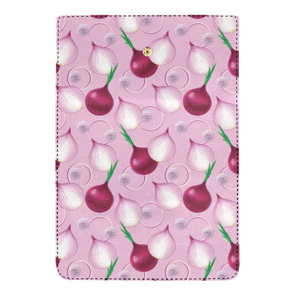 Onion Pattern Print Design A01 Women's Trifold Wallet