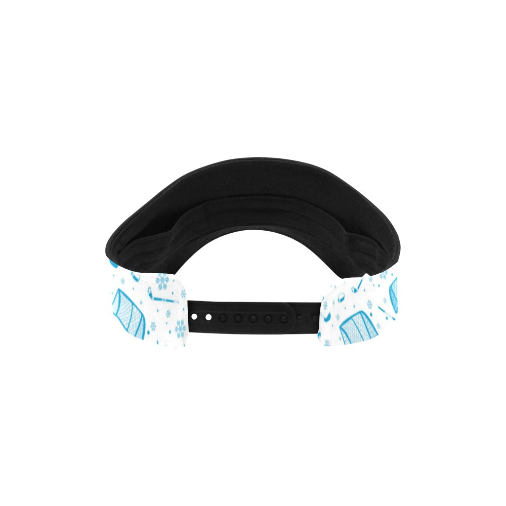 Hockey Print Design LKS303 Unisex Sun Visor