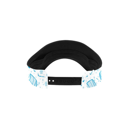 Hockey Print Design LKS303 Unisex Sun Visor