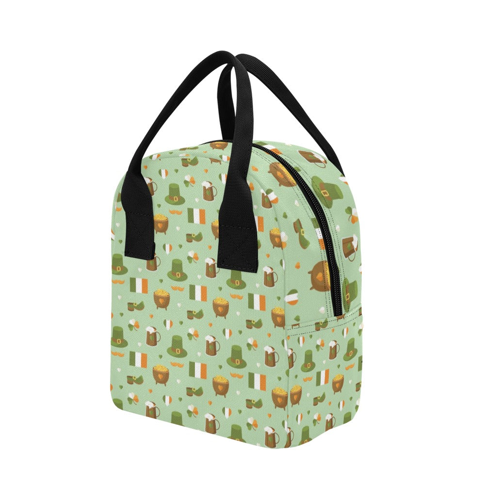 St Patricks Day Print Design LKS302 Insulated Lunch Bag