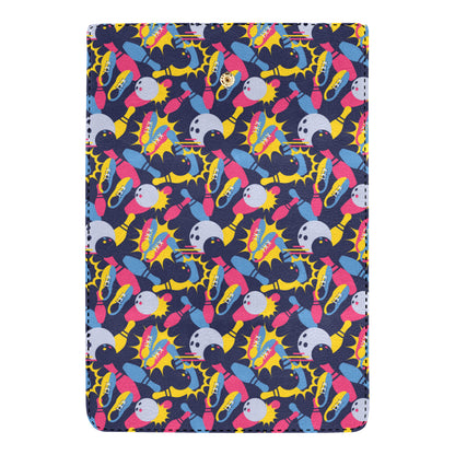 Bowling Pattern Print Design 02 Women's Trifold Wallet