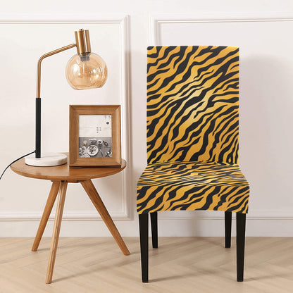 Tiger Print Design LKS302 Dining Chair Slipcover