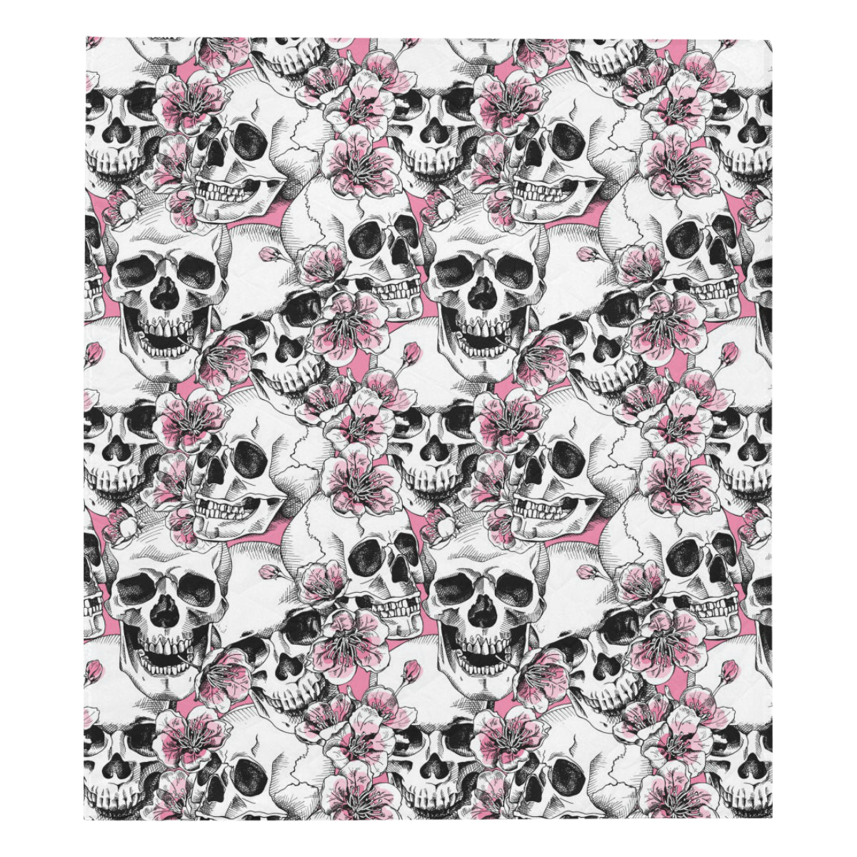 Cherry Blossom Pattern Print Design CB03 Premium Quilt