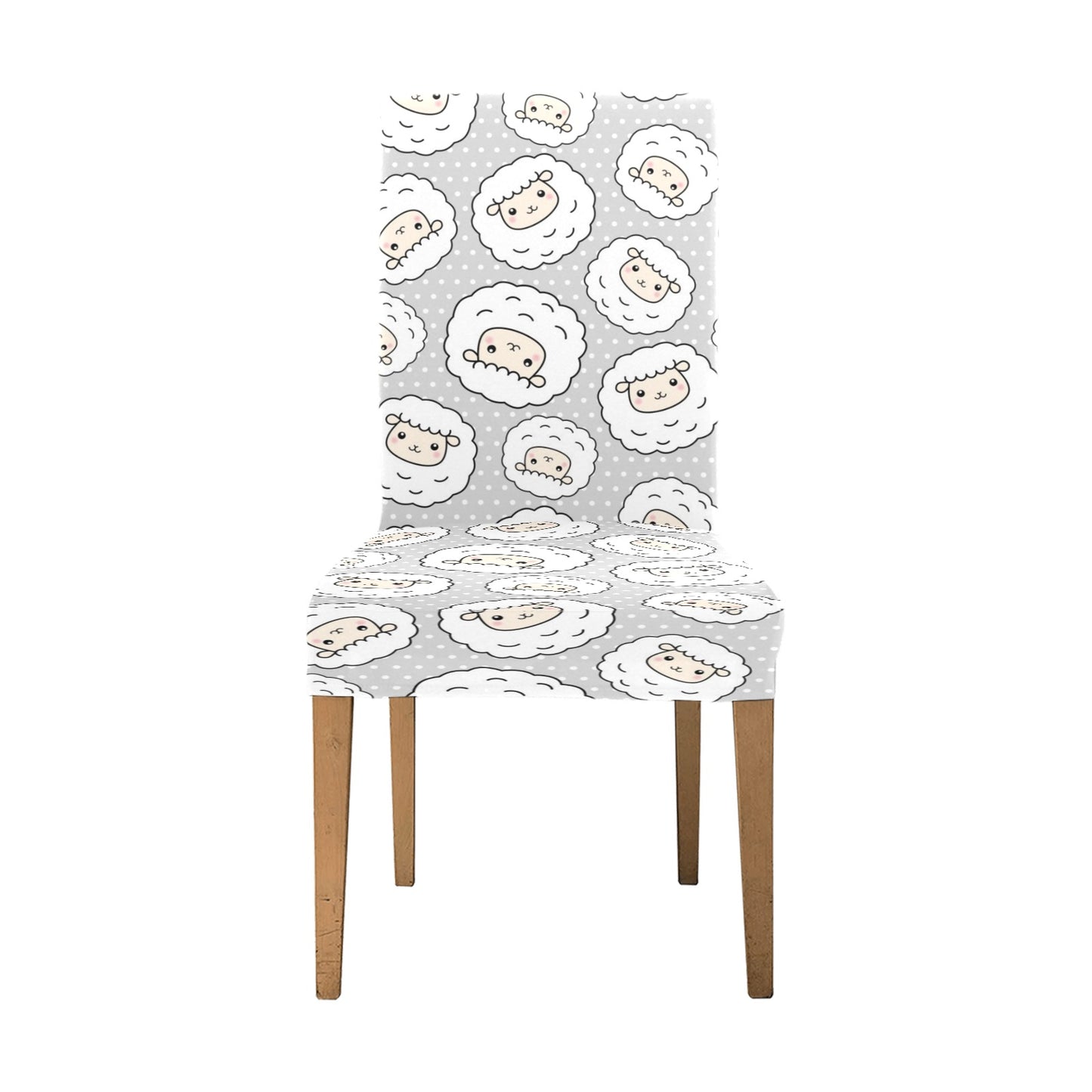 Sheep Print Design LKS401 Dining Chair Slipcover