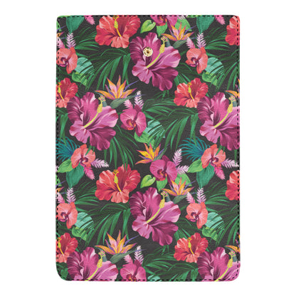 Hawaiian Flower Hibiscus tropical Women's Trifold Wallet