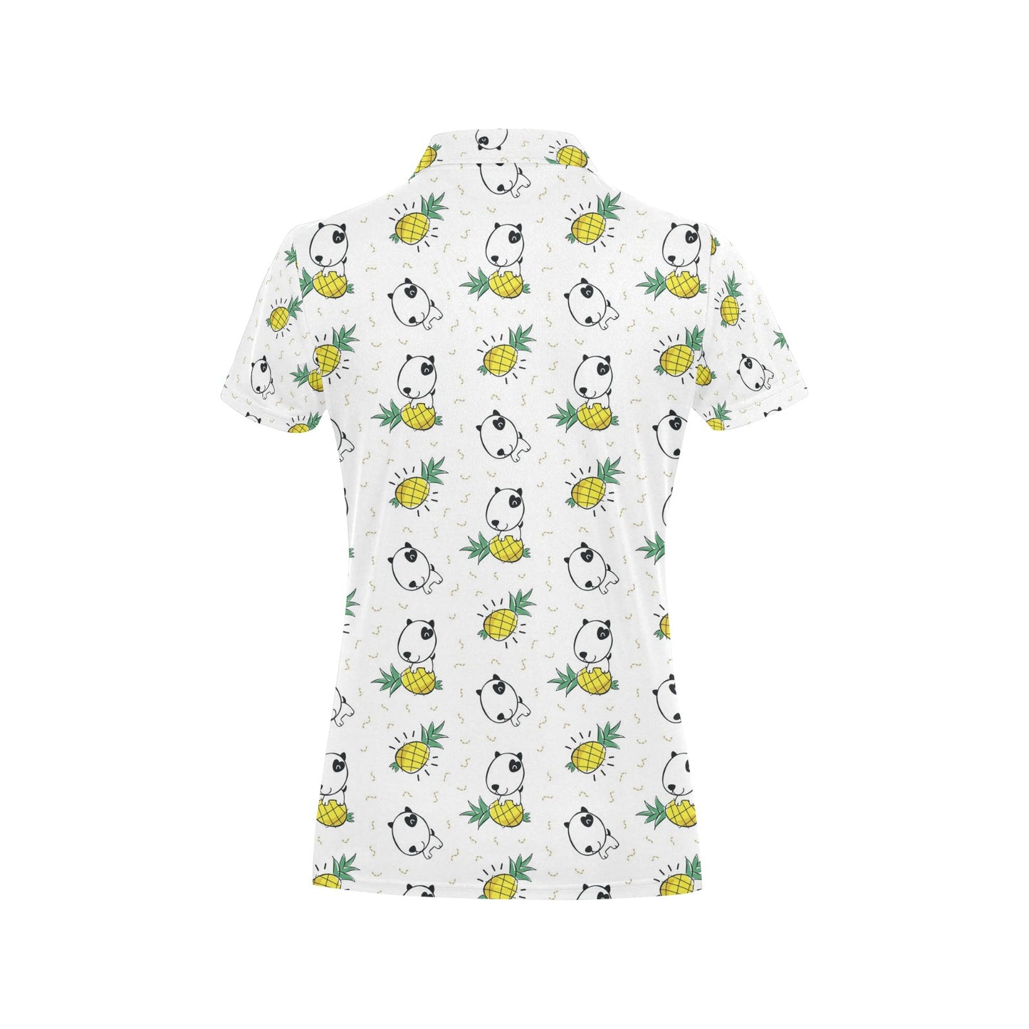 Bull Terriers Pattern Print Design 05 Women's Polo Shirt