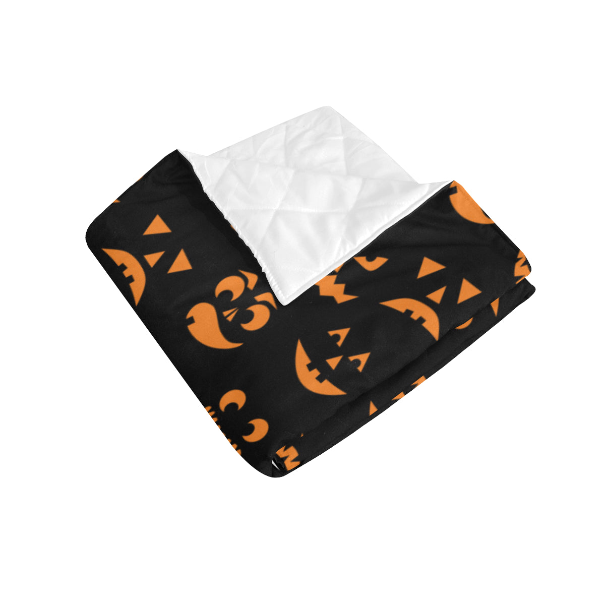 Halloween Pattern Print Design 02 Premium Quilt