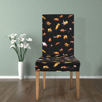 Goldfish Print Design LKS402 Dining Chair Slipcover