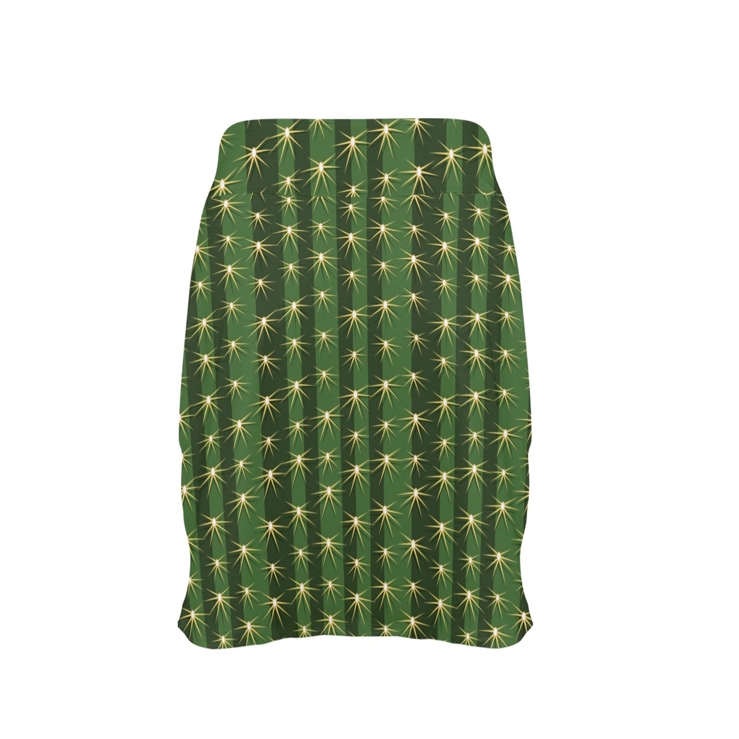 Cactus Skin Print Pattern 17" Golf & Pickleball Skort with Pockets