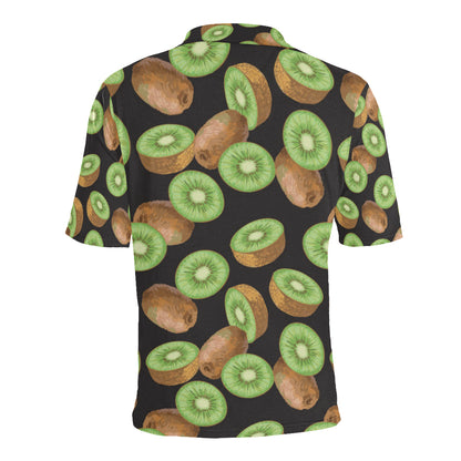 Kiwi Pattern Print Design KW03 Men Polo Shirt