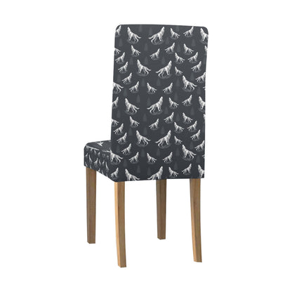 Wolf Print Design LKS303 Dining Chair Slipcover