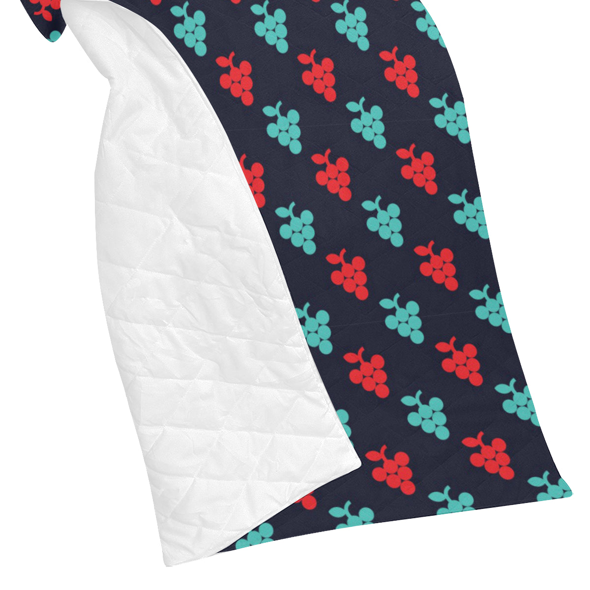 Grape Pattern Print Design GP07 Premium Quilt
