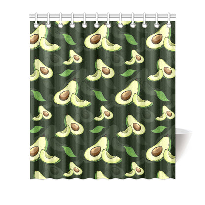 Avocado Pattern Print Design AC07 Shower Curtain