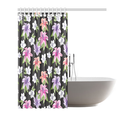Lily Pattern Print Design LY02 Shower Curtain