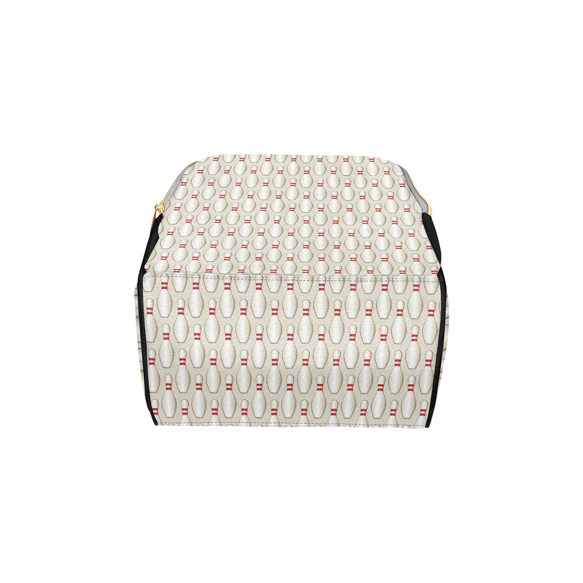 Bowling Pin Pattern Print Design 01 Diaper Bag Backpack