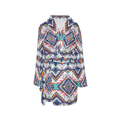 Tribal Aztec native american Women's Fleece Robe