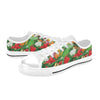 Salad Mix Vegetableprint Design LKS301 Women's White Low Top Shoes