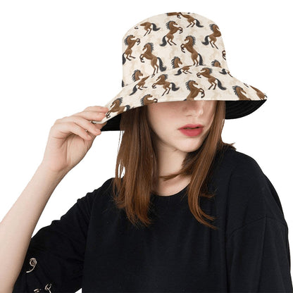 Horse Print Design LKS308 Unisex Bucket Hat