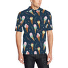 Ice Cream Pattern Print Design 04 Men Polo Shirt