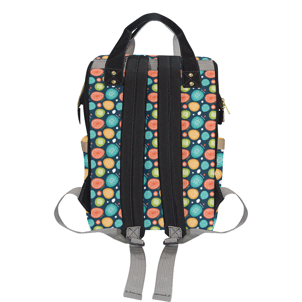 Swedish Themed Design Diaper Bag Backpack