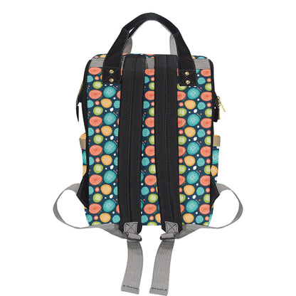 Swedish Themed Design Diaper Bag Backpack