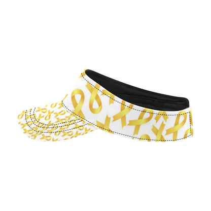 Childhood cancer Pattern Print Design 02 Unisex Sun Visor