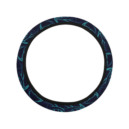 Vikings Print Design LKS302 Steering Wheel Cover with Elastic Edge