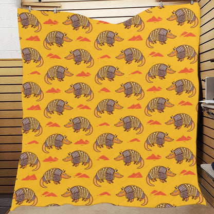 Armadillo Pattern Print Design 03 Premium Quilt