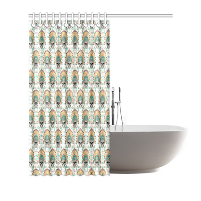 Boho Pattern Print Design 04 Shower Curtain
