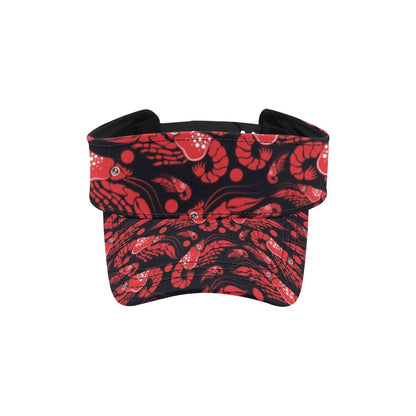 Shrimp Print Design LKS303 Unisex Sun Visor