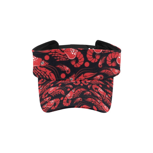 Shrimp Print Design LKS303 Unisex Sun Visor