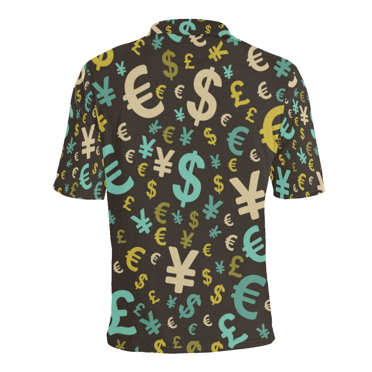 Money Pattern Print Design 01 Men Polo Shirt