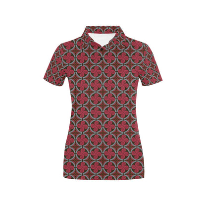 Vikings Print Design LKS301 Women's Polo Shirt